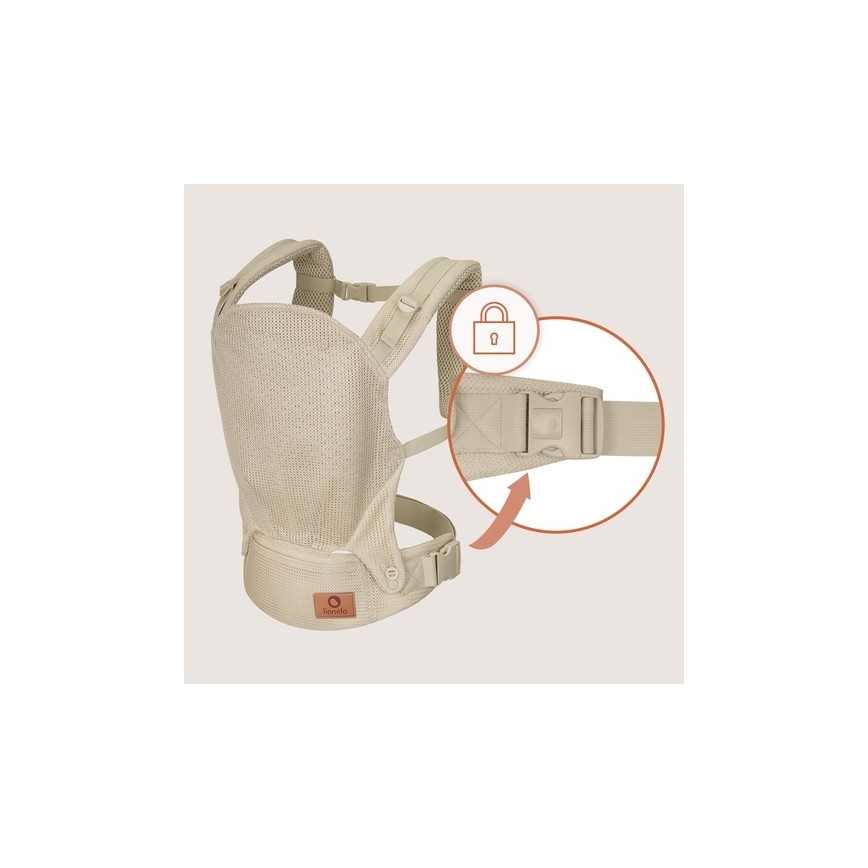 Lionelo - Dječja nosiljka MARGAREET Air Beige