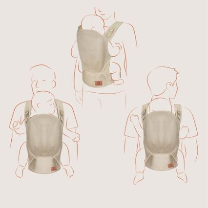 Lionelo - Dječja nosiljka MARGAREET Air Beige