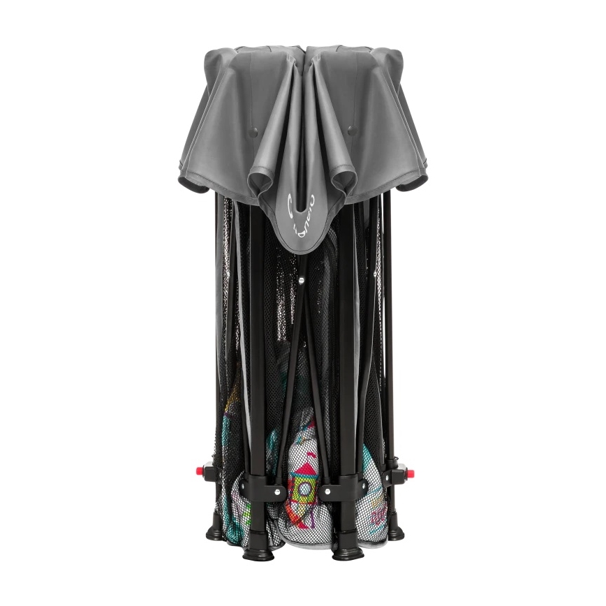 Lionelo - Dječja ograda za igru ROEL PLUS Siva višebojna