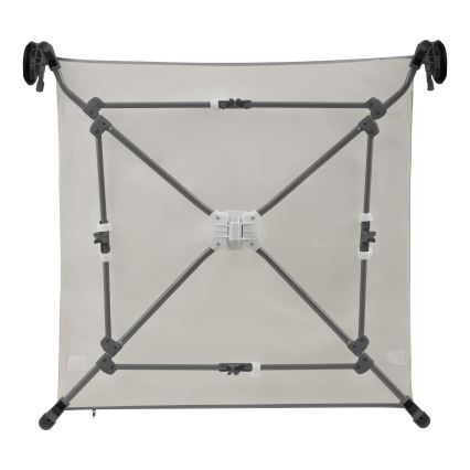 Lionelo - Dječja ogradica BONNIE Grey Stone