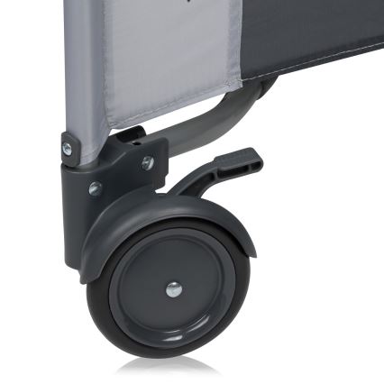 Lionelo - Dječja ogradica BONNIE Grey Stone