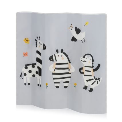 Lionelo - Dječja ogradica BONNIE Sivi Kamen