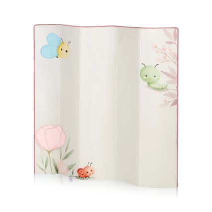 Lionelo - Dječja ogradica MILLE PLUS Ružičasta