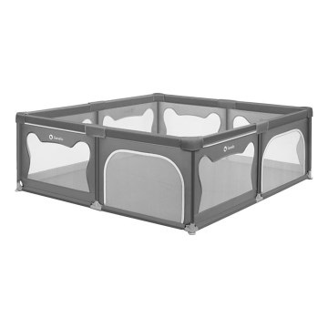 Lionelo - Dječja ogradica WILLOW XL, siva