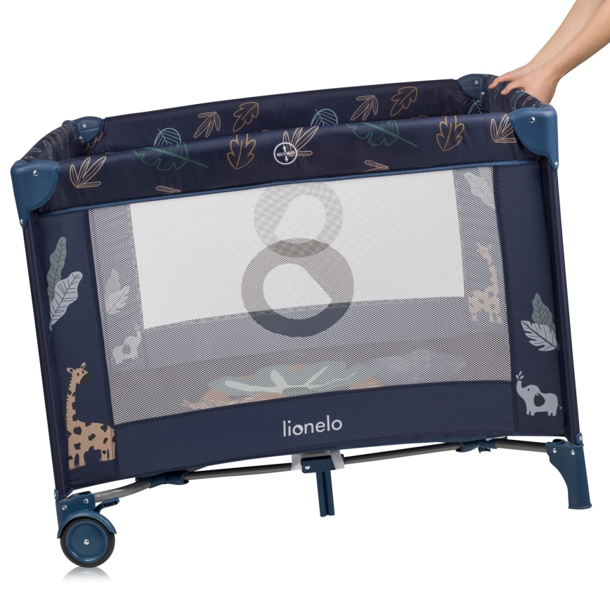 Lionelo - Dječja ogradica za igru BONNIE Blue Navy