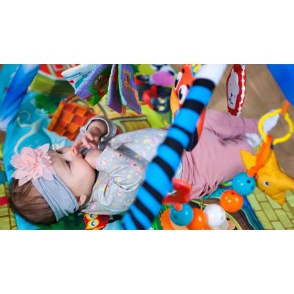 Lionelo - Dječja podloga za igru s kućicom AGNES PLUS