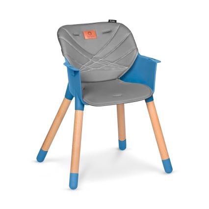 Lionelo - Dječja stolica za hranjenje 2u1 KOEN Blue Sky