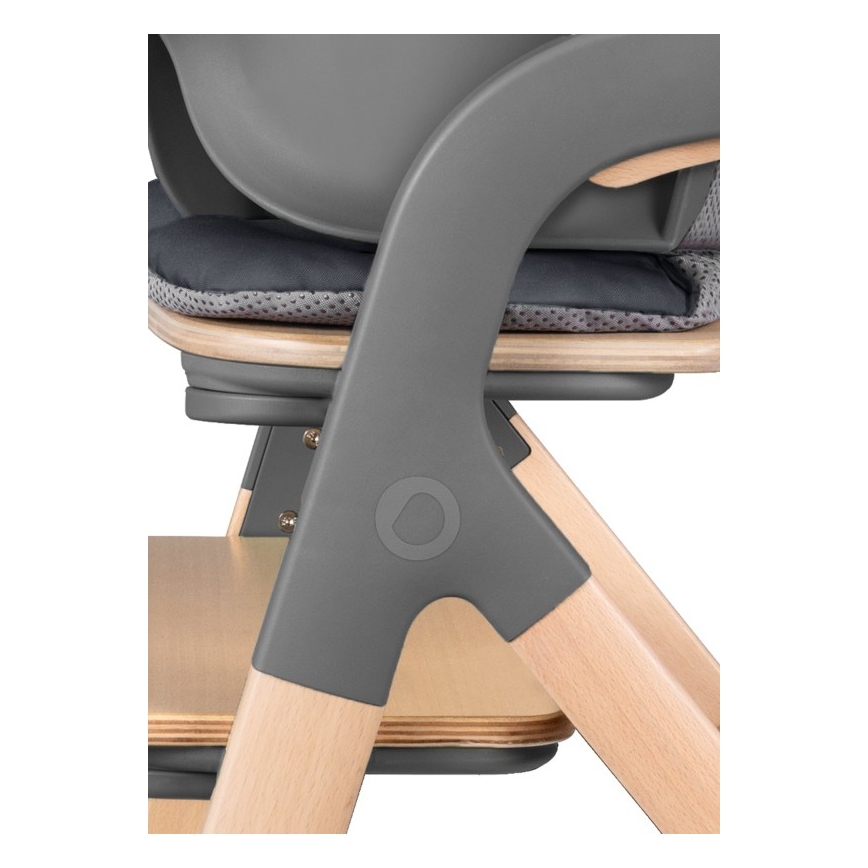 Lionelo - Dječja stolica za hranjenje 3u1 MEGAN Grey Wood