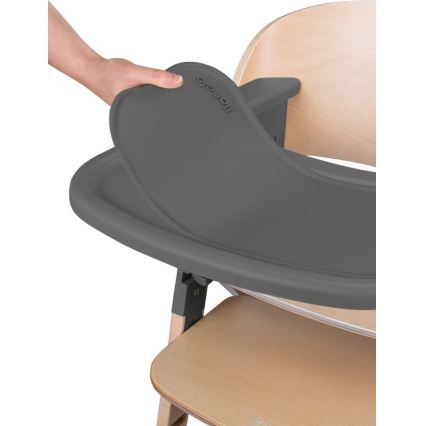 Lionelo - Dječja stolica za hranjenje 3u1 MEGAN Grey Wood