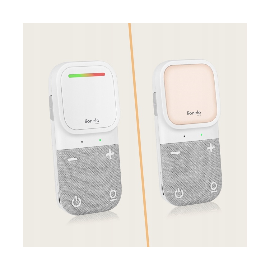 Lionelo - Dječji audio babyfon BABYLINE 2.2 5V s bežičnim punjenjem