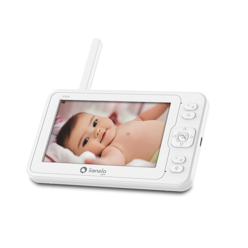 Lionelo - Dječji babyfon s monitorom BABYLINE 6.2 5V 3600 mAh