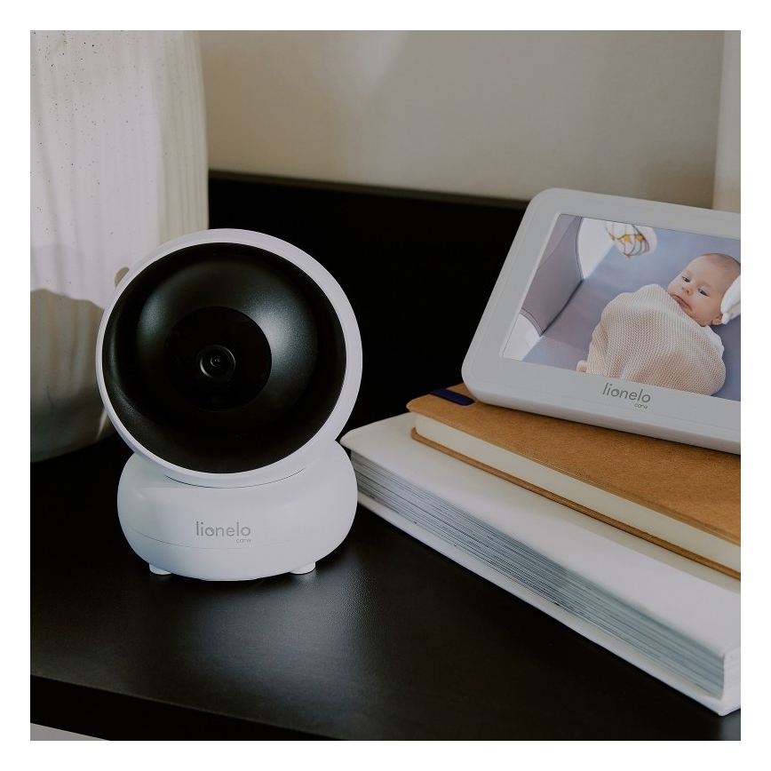 Lionelo - Dječji babyfon s monitorom BABYLINE 8.3 5V 3600 mAh