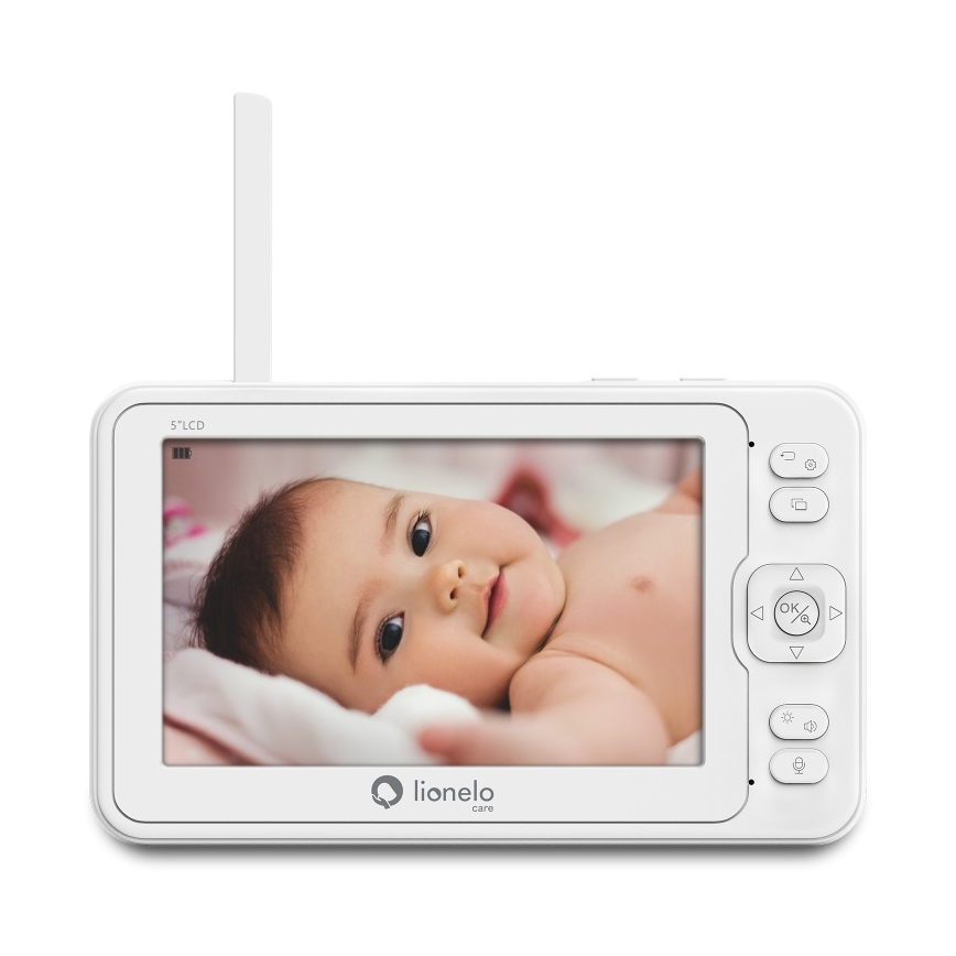 Lionelo - Dječji babyfon s monitorom BABYLINE 8.3 5V 3600 mAh