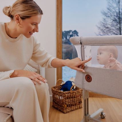 Lionelo - Dječji krevetić 3 u 1 AURORA bež