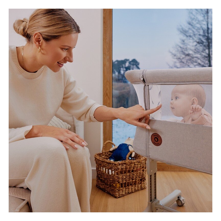 Lionelo - Dječji krevetić 3 u 1 AURORA bež