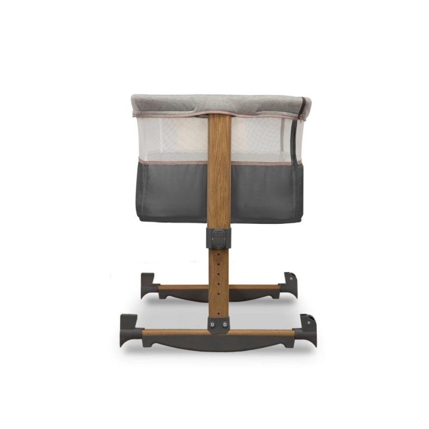 Lionelo - Dječji krevetić 3 u 1 LEONIE siva/crna