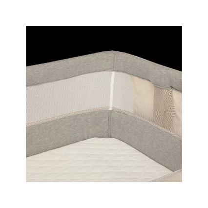 Lionelo - Dječji krevetić 3 u 1 LEONIE siva/crna