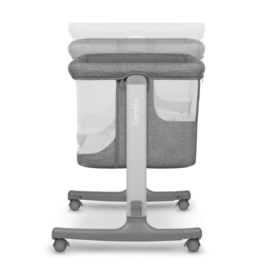 Lionelo - Dječji krevetić 3u1 AURORA tamnosiva