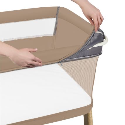 Lionelo - Dječji krevetić 5 u 1 THOMI PLUS Bež Karamel