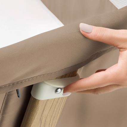 Lionelo - Dječji krevetić 5 u 1 THOMI PLUS Bež Karamel