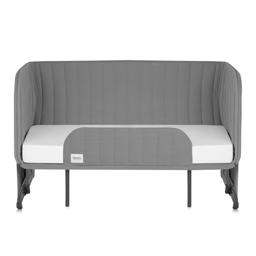 Lionelo - Dječji krevetić 5 u 1 THOMI PLUS Sivi beton