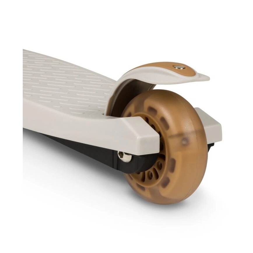 Lionelo - Dječji romobil JESSY 3xAA bež boja