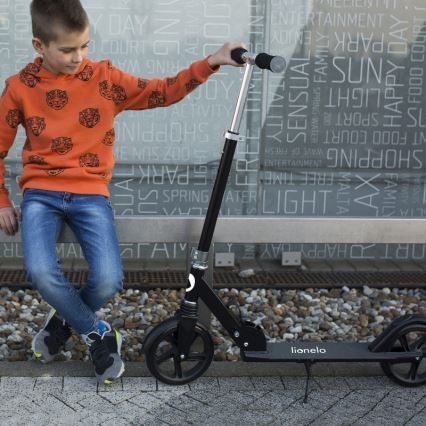 Lionelo - Dječji romobil LUCA crna