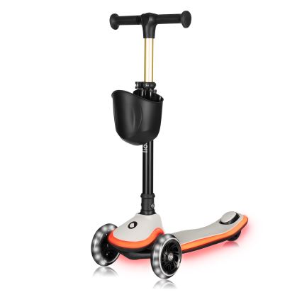 Lionelo - Dječji romobil MEY 3xAAA bež pijesak