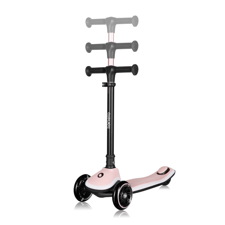 Lionelo - Dječji romobil MEY 3xAAA Pink Rose