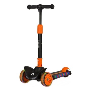 Lionelo - Dječji romobil TIMMY narančasta/crna