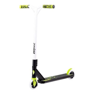 Lionelo - Dječji romobil WHIZZ crna/bijela/žuta