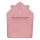 Lionelo - Dječji ručnik s kapuljačom MUSLIN HOODED TOWEL Pink Baby