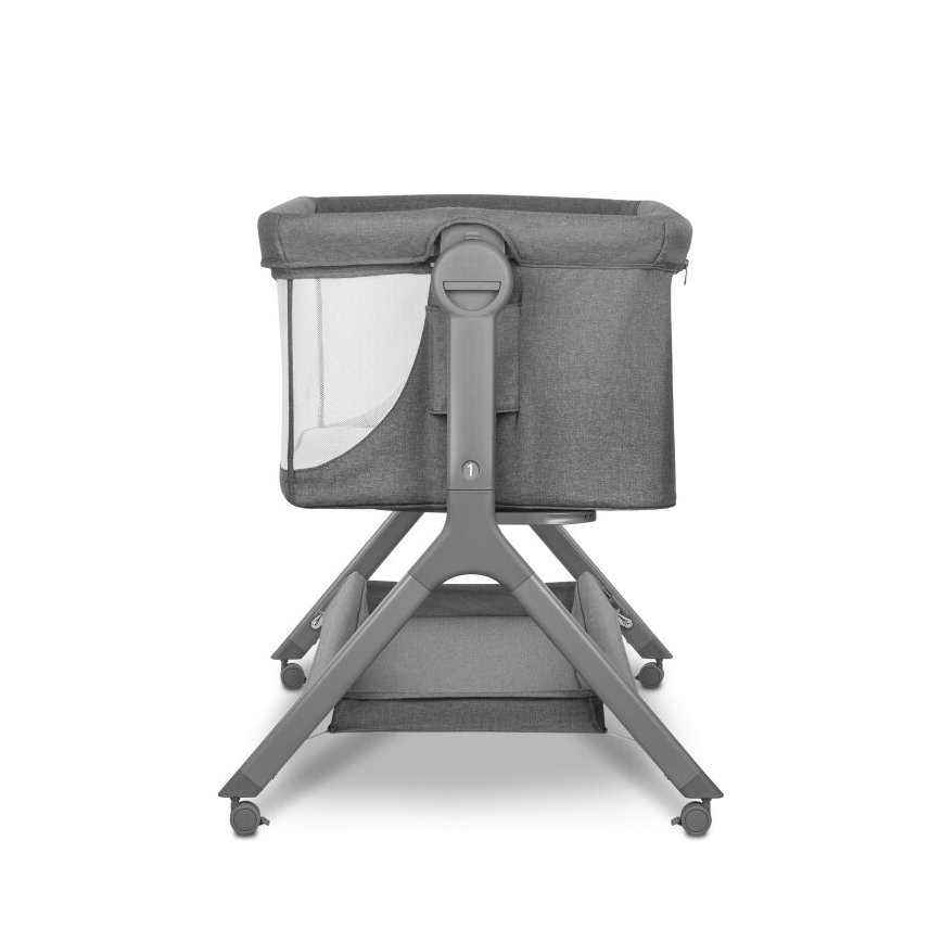 Lionelo - Dječji sivi krevetić 3 u 1 LEONIE PLUS