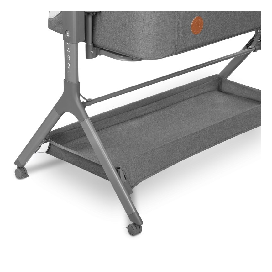 Lionelo - Dječji sivi krevetić 3 u 1 LEONIE PLUS