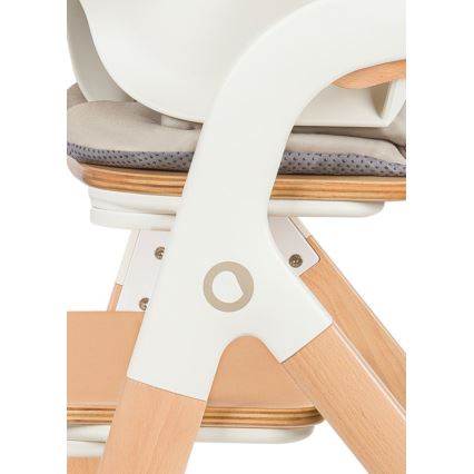 Lionelo - Dječji stolac za hranjenje 3 u 1 MEGAN Bijelo drvo