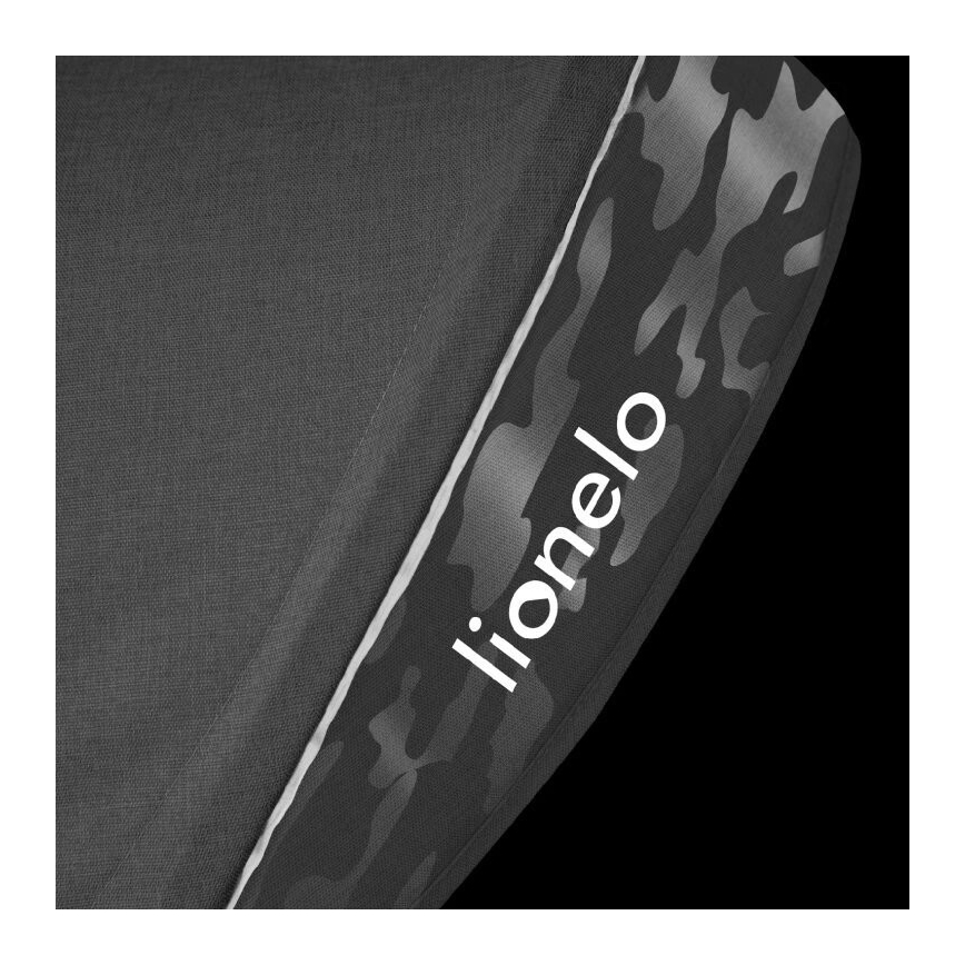 Lionelo - Dječji tricikl HAARI siva/crna