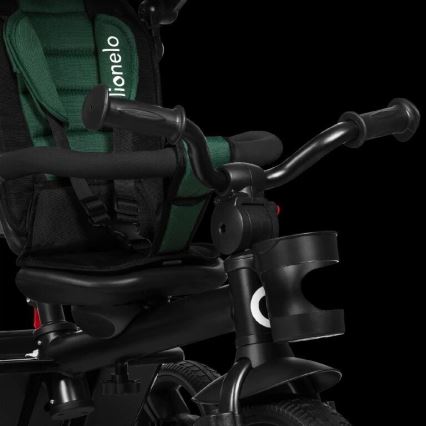 Lionelo - Dječji tricikl HAARI zeleni/crni