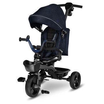 Lionelo - Dječji tricikl KORI Blue Navy