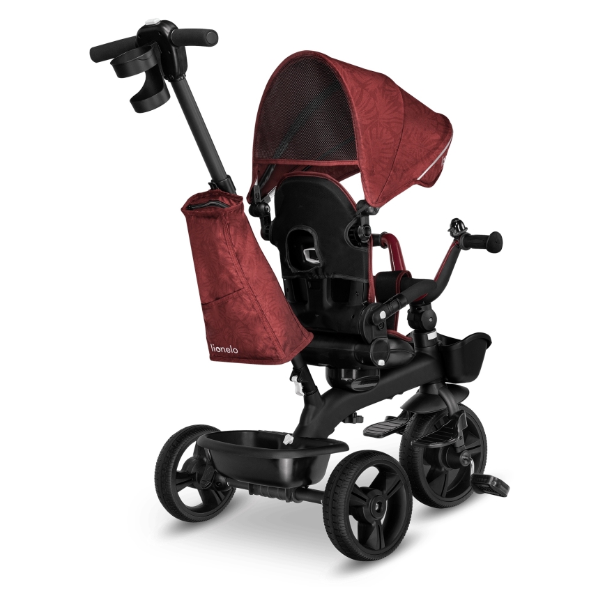 Lionelo - Dječji tricikl KORI Red Burgundy