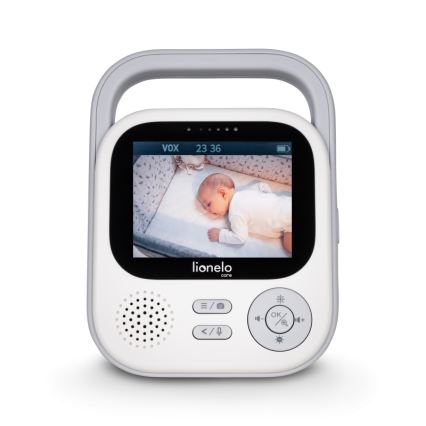 Lionelo - Dječji video monitor BABYLINE 3.2 5V 2600 mAh