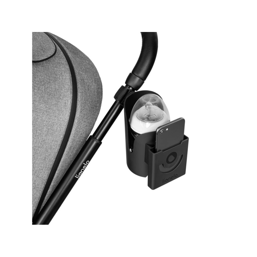 Lionelo - Držač pića za kolica OVE Black Onyx