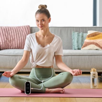 Lionelo - Električna punjiva dvostruka pumpa za majčino mlijeko TWEE FREE 5V 1500 mAh 150 ml