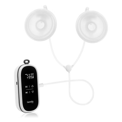 Lionelo - Električna punjiva dvostruka pumpa za majčino mlijeko TWEE FREE 5V 1500 mAh 150 ml