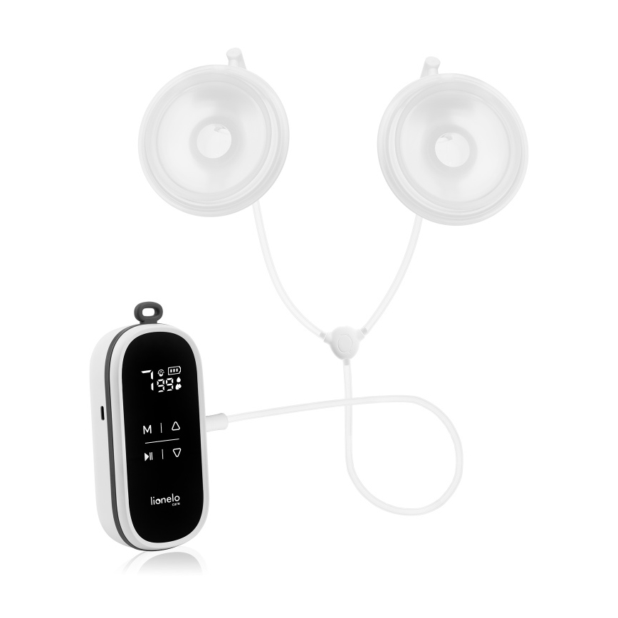 Lionelo - Električna punjiva dvostruka pumpa za majčino mlijeko TWEE FREE 5V 1500 mAh 150 ml