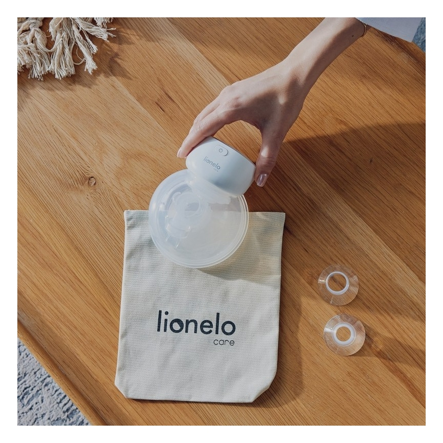 Lionelo - Električna punjiva prsna pumpa za majčino mlijeko FIDI FREE SIMPLE 5V 1000 mAh 180 ml