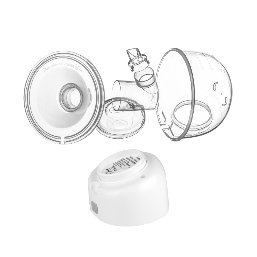 Lionelo - Električna punjiva prsna pumpa za majčino mlijeko FIDI FREE SIMPLE 5V 1000 mAh 180 ml