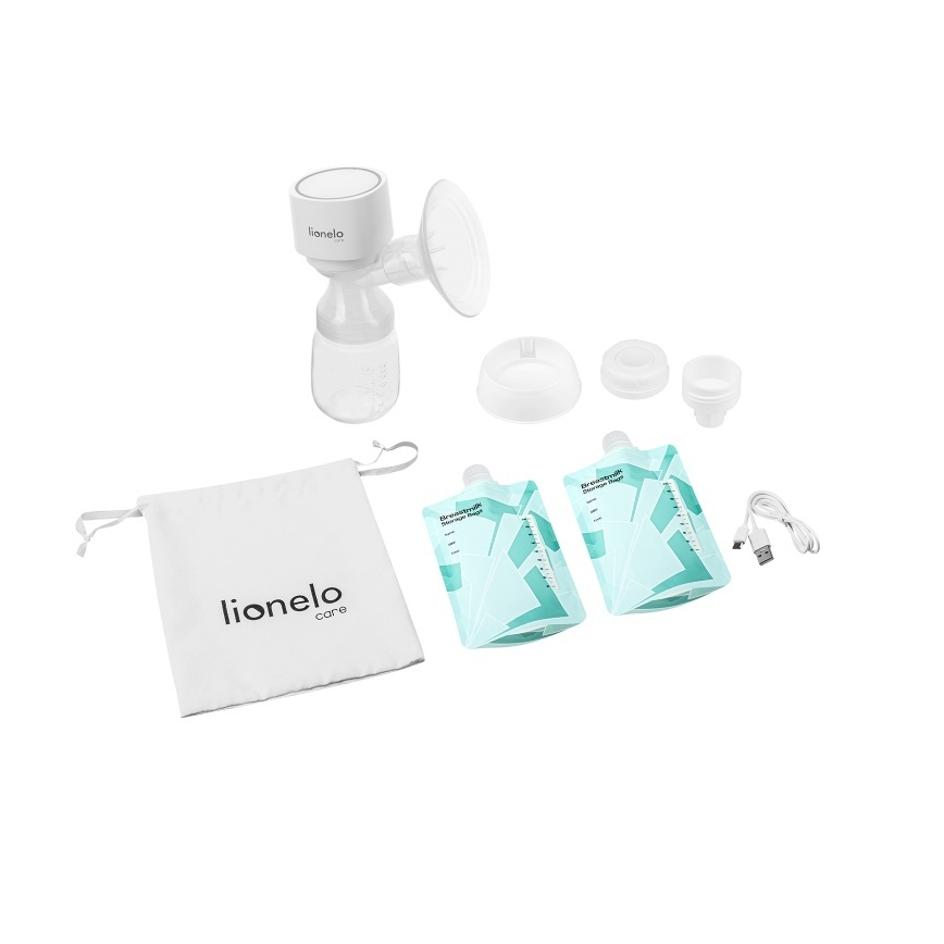 Lionelo - Električna punjiva pumpa za majčino mlijeko FIDI ONE 5V 1000 mAh 180 ml