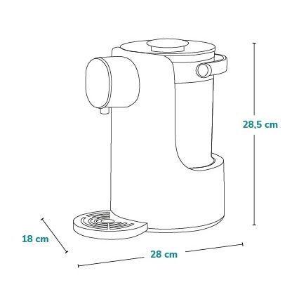 Lionelo - Grijač za bočice BABYPRESTO 1000W/230V bijela