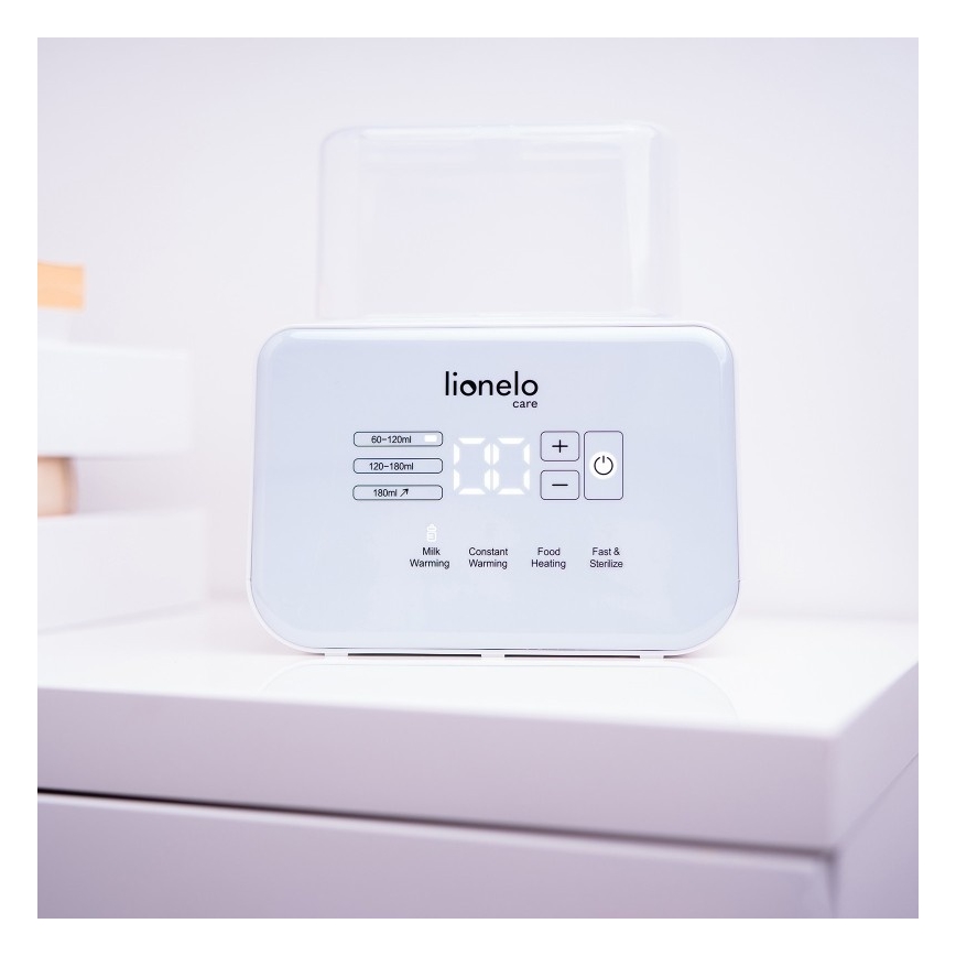 Lionelo - Grijač za bočice THERMUP DOUBLE 250W/230V bijela