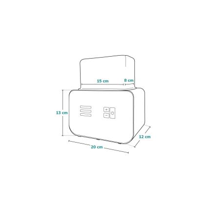 Lionelo - Grijač za bočice THERMUP DOUBLE 250W/230V bijela